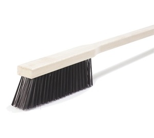 CS 45772 PIZZA OVEN BRUSH 39" WOOD HANDLE WIRE STEEL BRISTLE (12/CS) TOOTHBRUSH STYLE